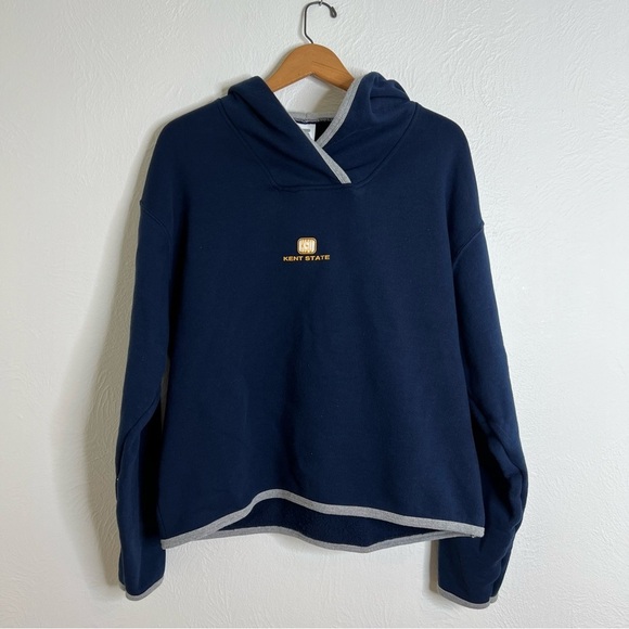 Russell Athletic Kent State Navy Blue Long Sleeve Pullover Hoodie Sweatshirt L - Picture 10 of 10